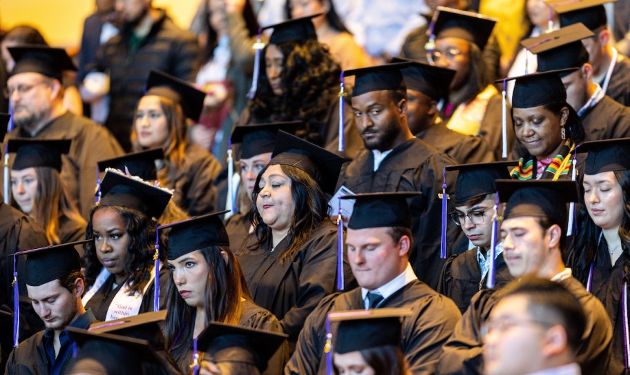 A commencement ceremony
