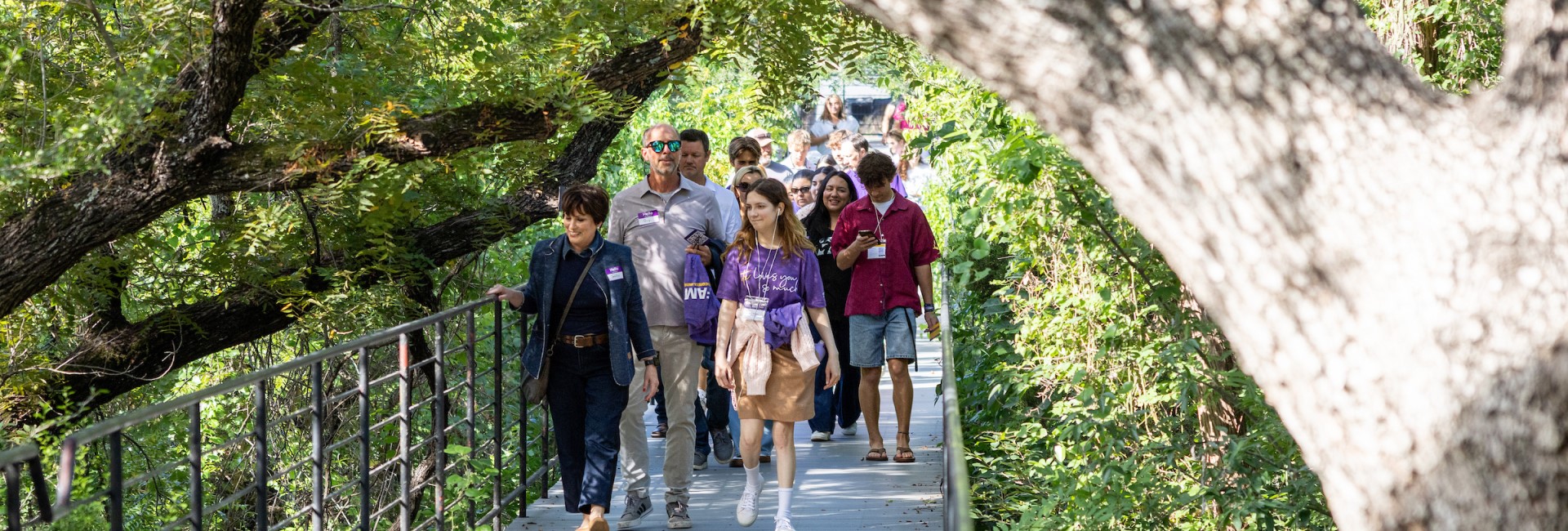 Students on campus