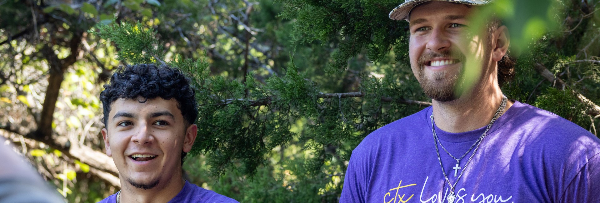 A pair of Concordia students who participate in stewardship
