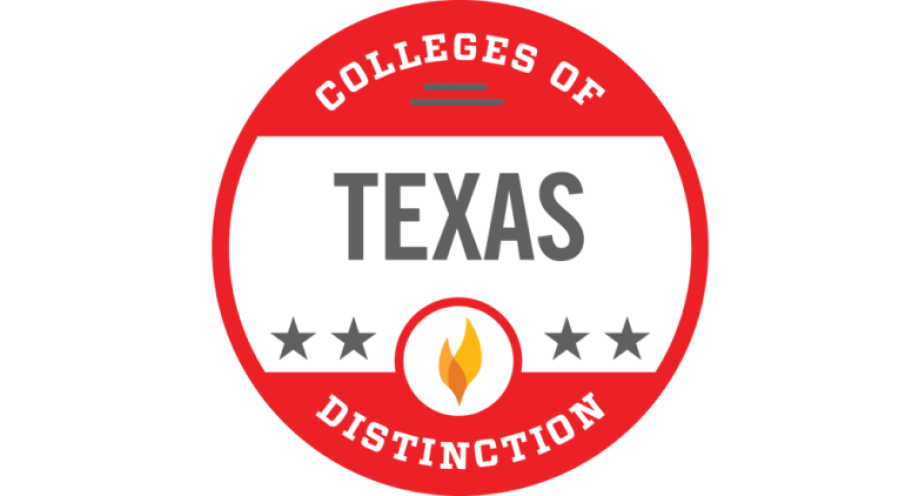  2026-2027 College of Distiction best Texas colleges award