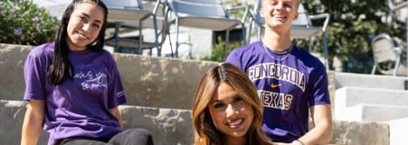 Students on campus