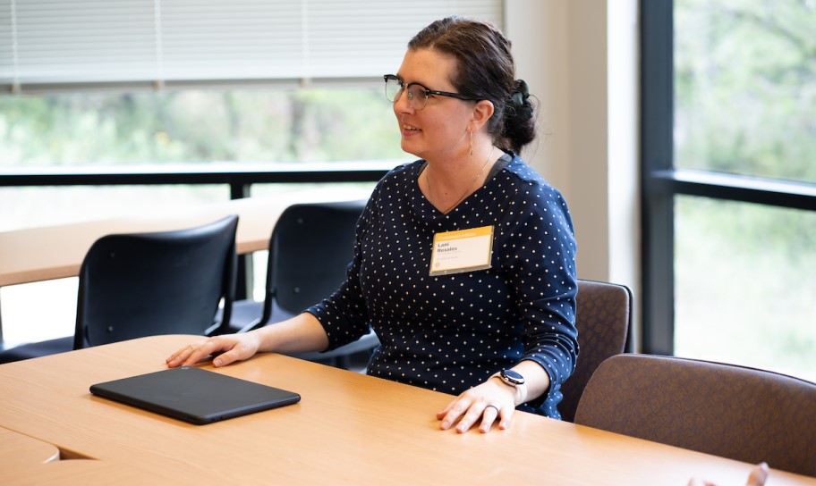 A graduate student in a class