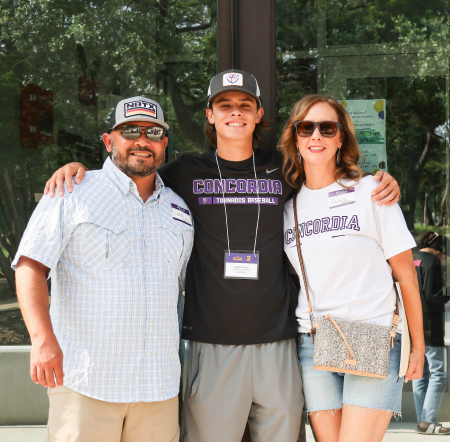 Parents with their Tornado Nation student