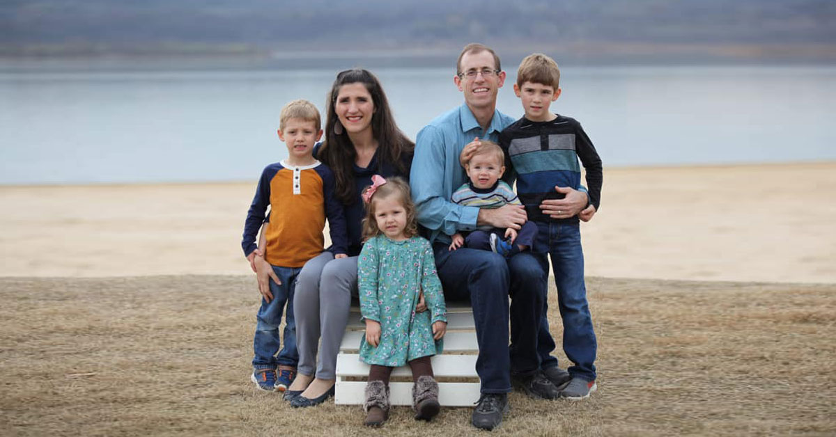 Chris Kennedy and family at the beach