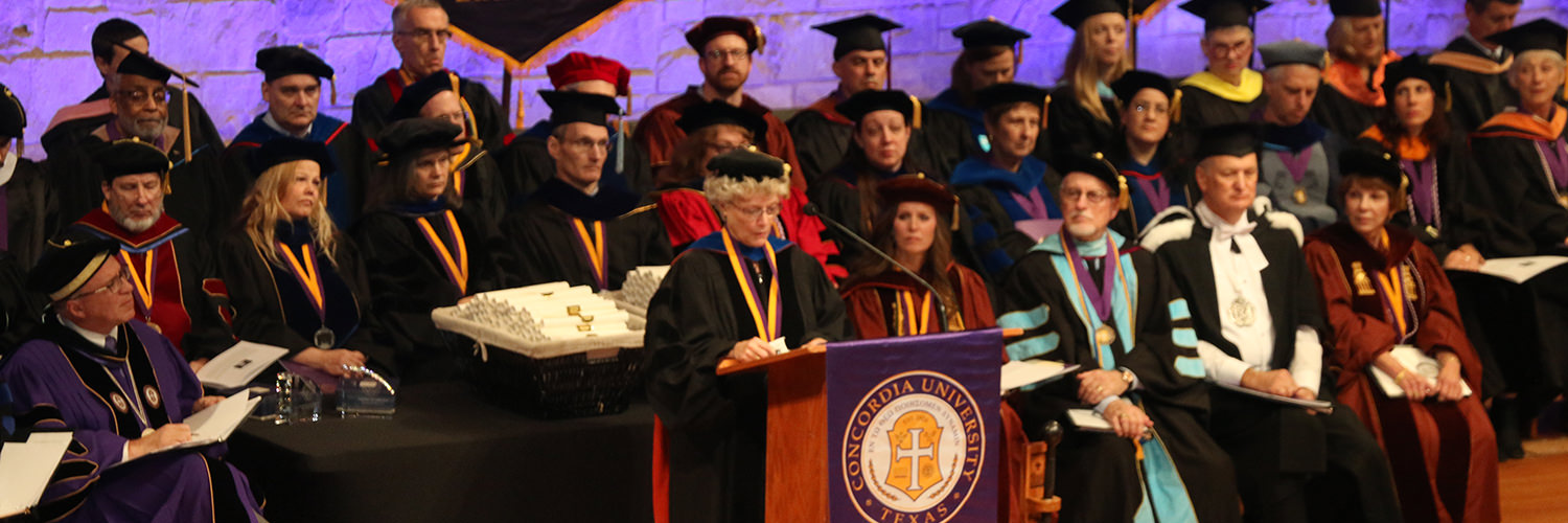 Concordia Doctoral Degree Gown