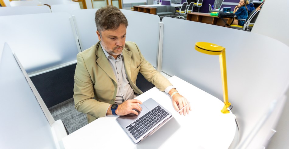 A student who decided it is not too late to pursue his MBA at Concordia University Texas