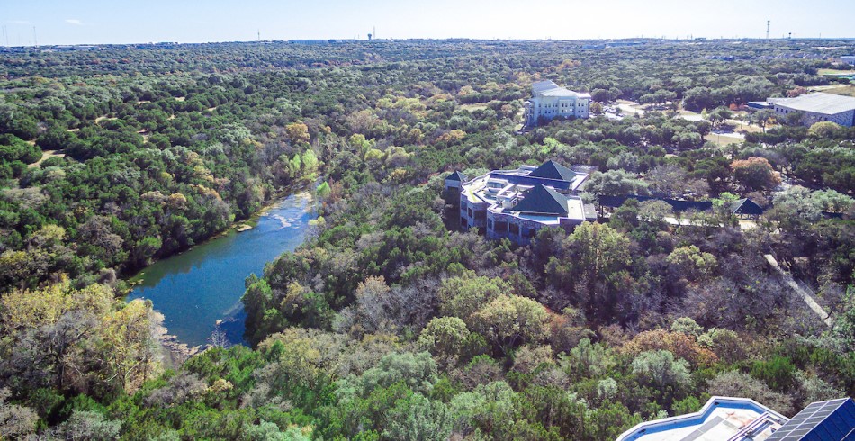 Concordia University Texas Campus aerial 