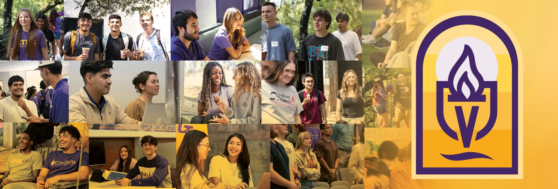 A collage of images celebrating Giving Day