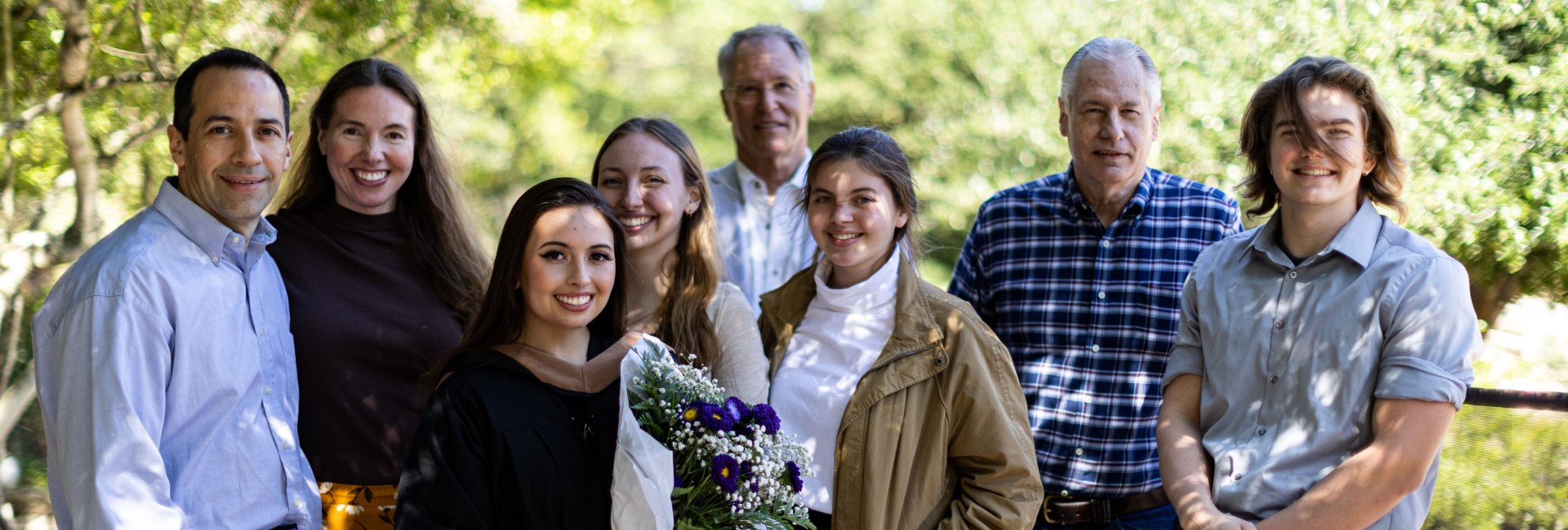 A Concordia graduate and her family